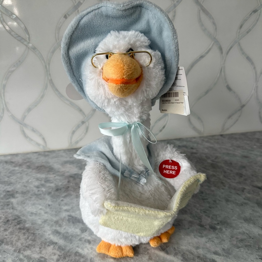 NWT Talking Mother Goose -Blue